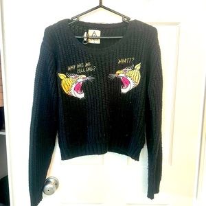 Rare black UNIF sweater